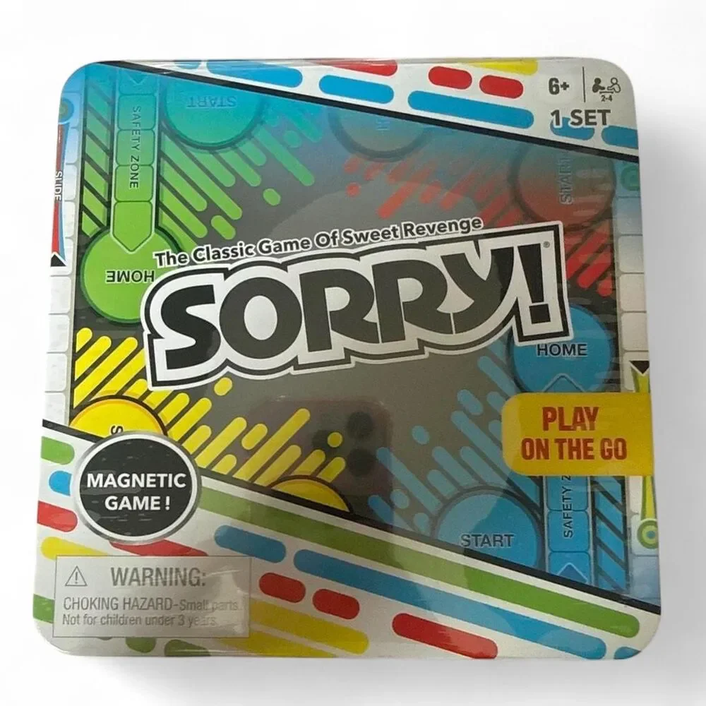 Sorry! Play on the Go Magnetic game- classic game of sweet revenge